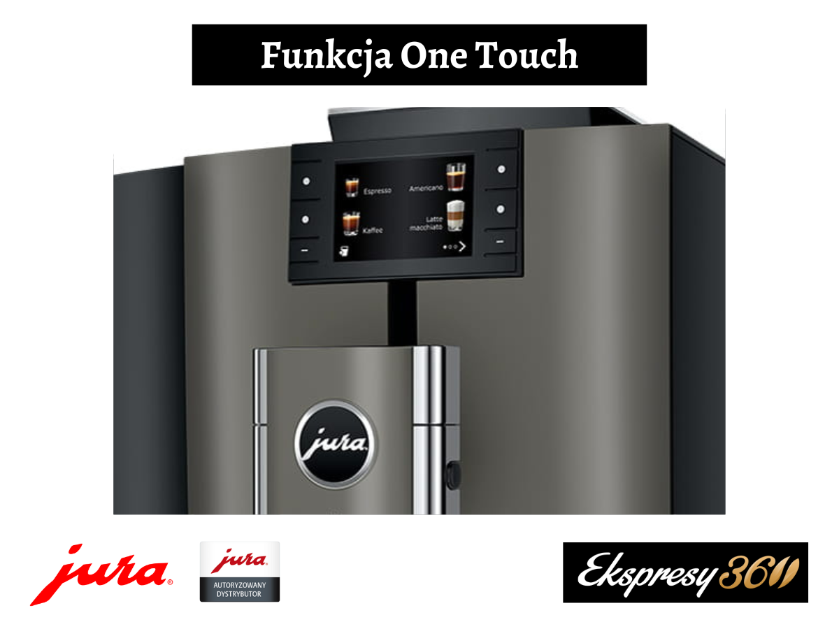 Ekspres do kawy Jura X10 Dark Inox z funkcją One Touch