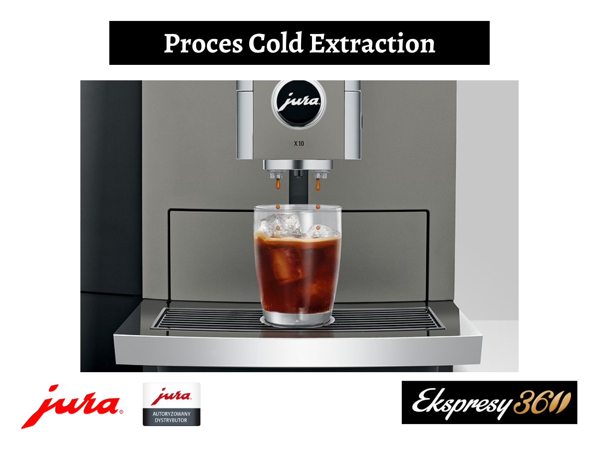 Proces Cold Extraction w ekspresie Jura X10 Dark Inox (EA)