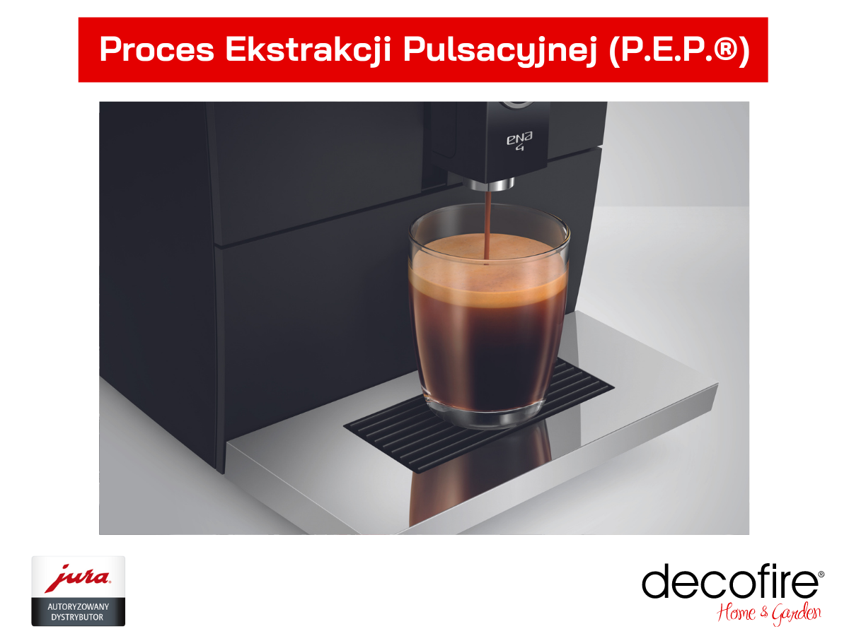 Ekspres do kawy Jura ENA 4 z technologią P.E.P.