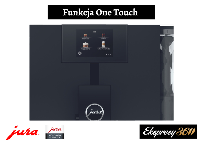 Ekspres do kawy Jura ENA 8 Full Metropolitan Black (EC) z funkcją One Touch