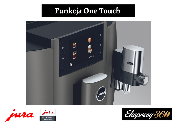 Funkcja One Touch w ekspresie Jura E8 Dark Inox (EC)