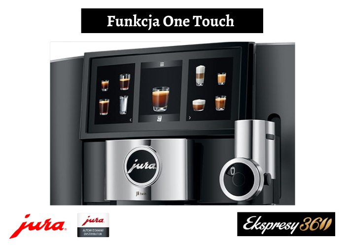 Ekspres do kawy Jura J8 twin Diamond Black (EA) z funkcją One Touch