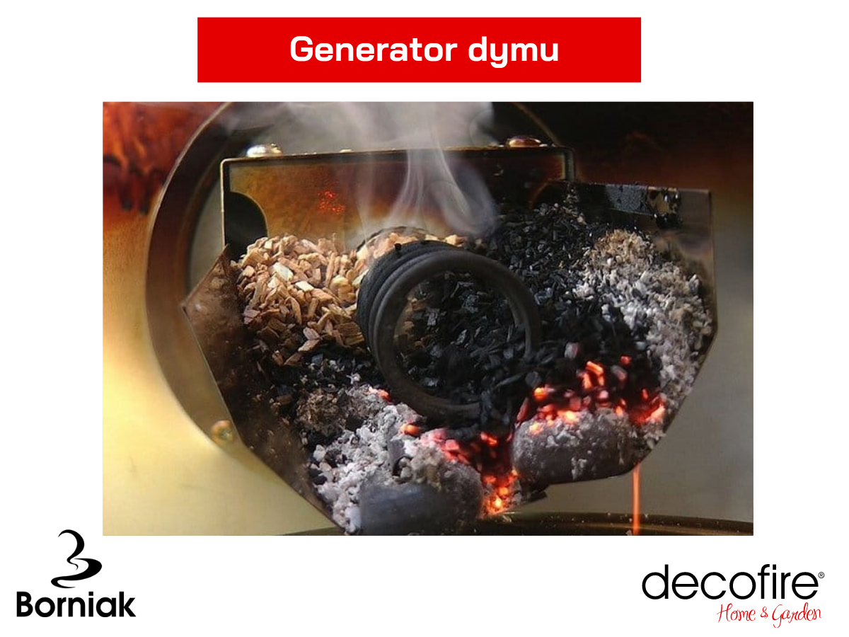 Generator dymu w smokerze Borniak BBQ Inox Timer BBDST-150 v1.4