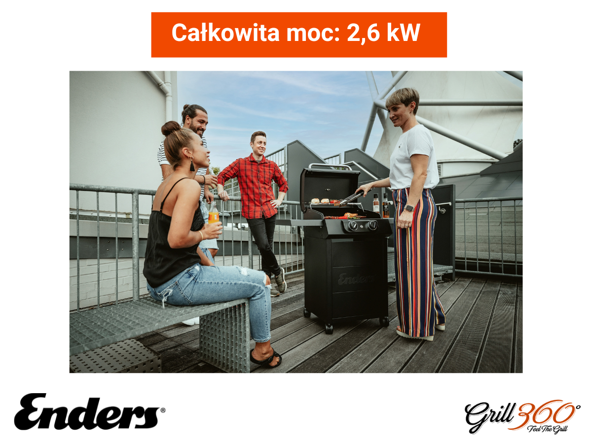 Grill elektryczny Enders eCrave 2 o mocy 2,6 kW