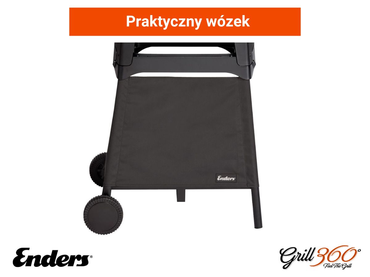 Grill gazowy Enders Urban PRO Trolley - praktyczny wózek