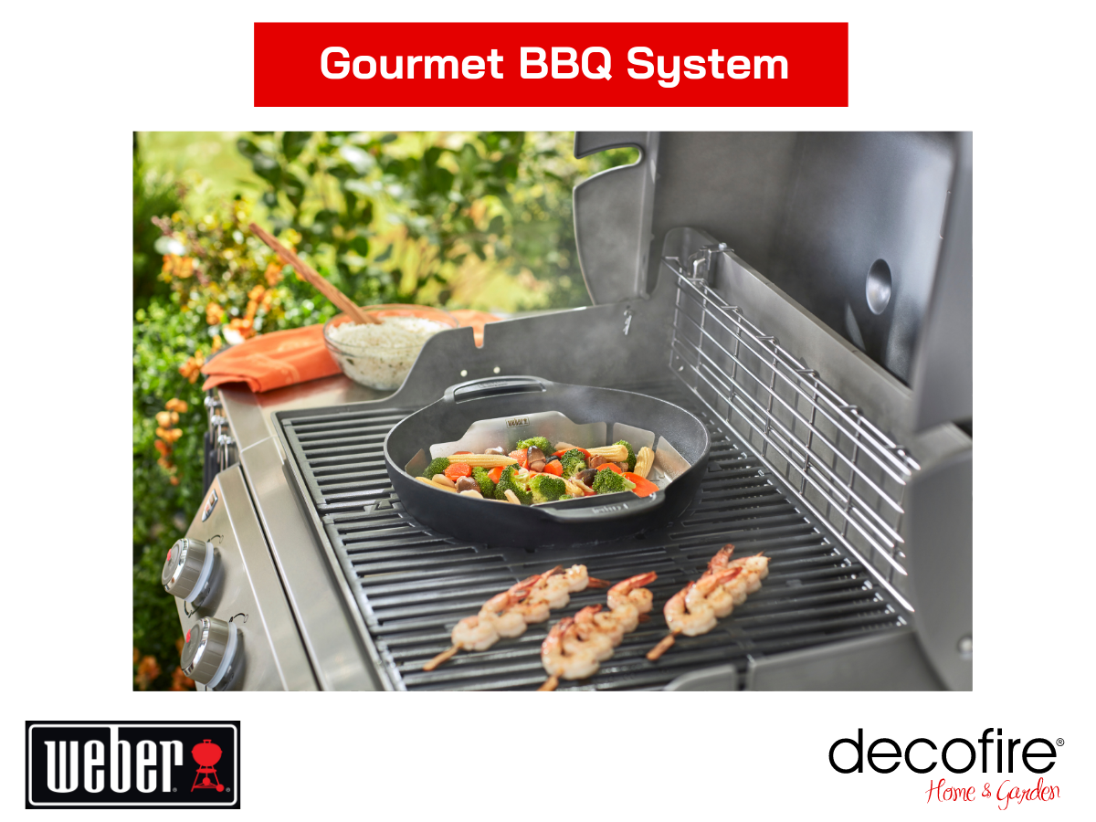 Gourmet BBQ System w Weber Genesis II-335 GBS