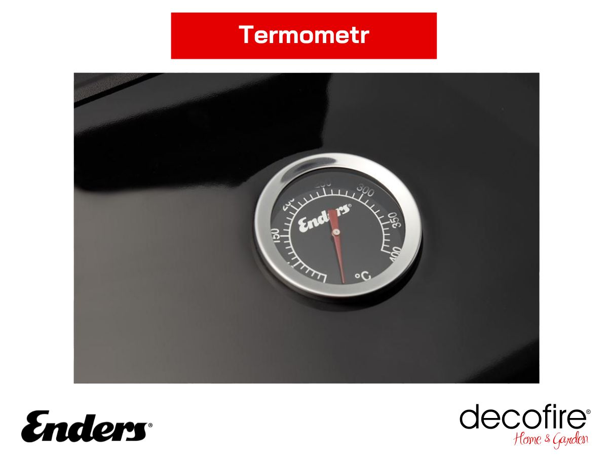 Grill węglowy Caldera Pro 57 Enders - termometr
