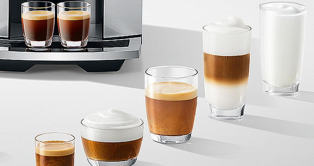 W nowej generacji ekspresu E8 (EB) można przygotować aż 17 specjałów kawowych, każdy za naciśnięciem jednego przycisku!