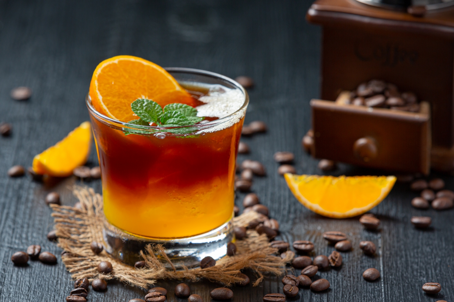 Właściwości kawy z sokiem pomarańczowym