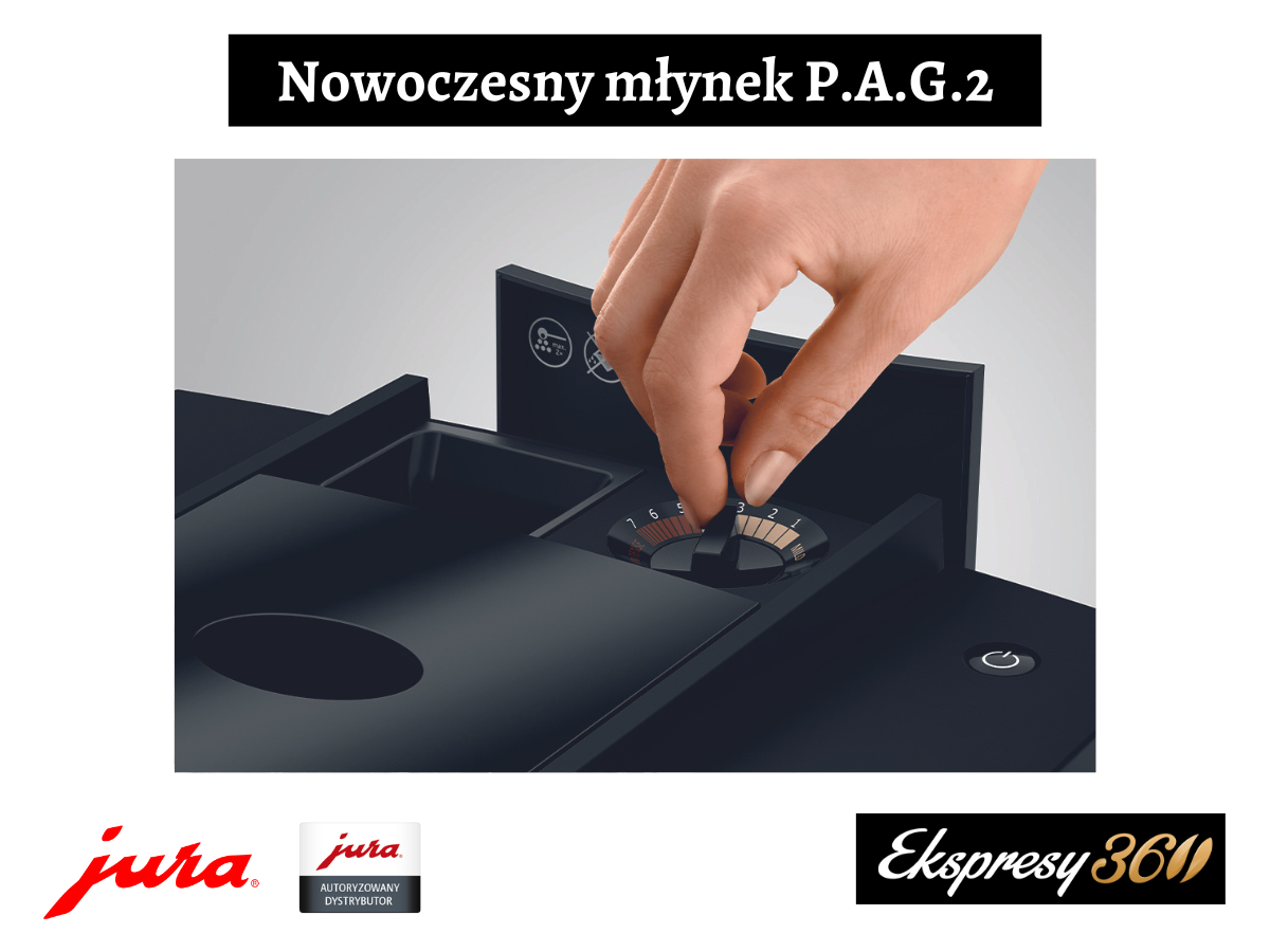 Młynek P.A.G.2 w ekspresie Jura S8 Piano Black (EB)