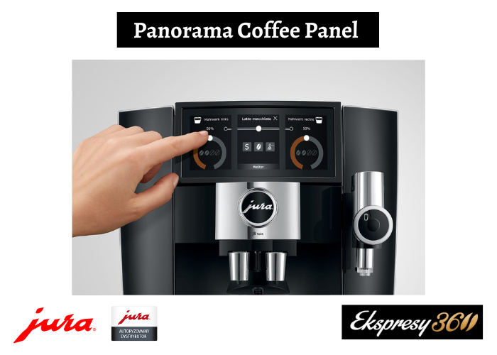 Panorama Coffee Panel w ekspresie Jura J8 Diamond Black (EA)