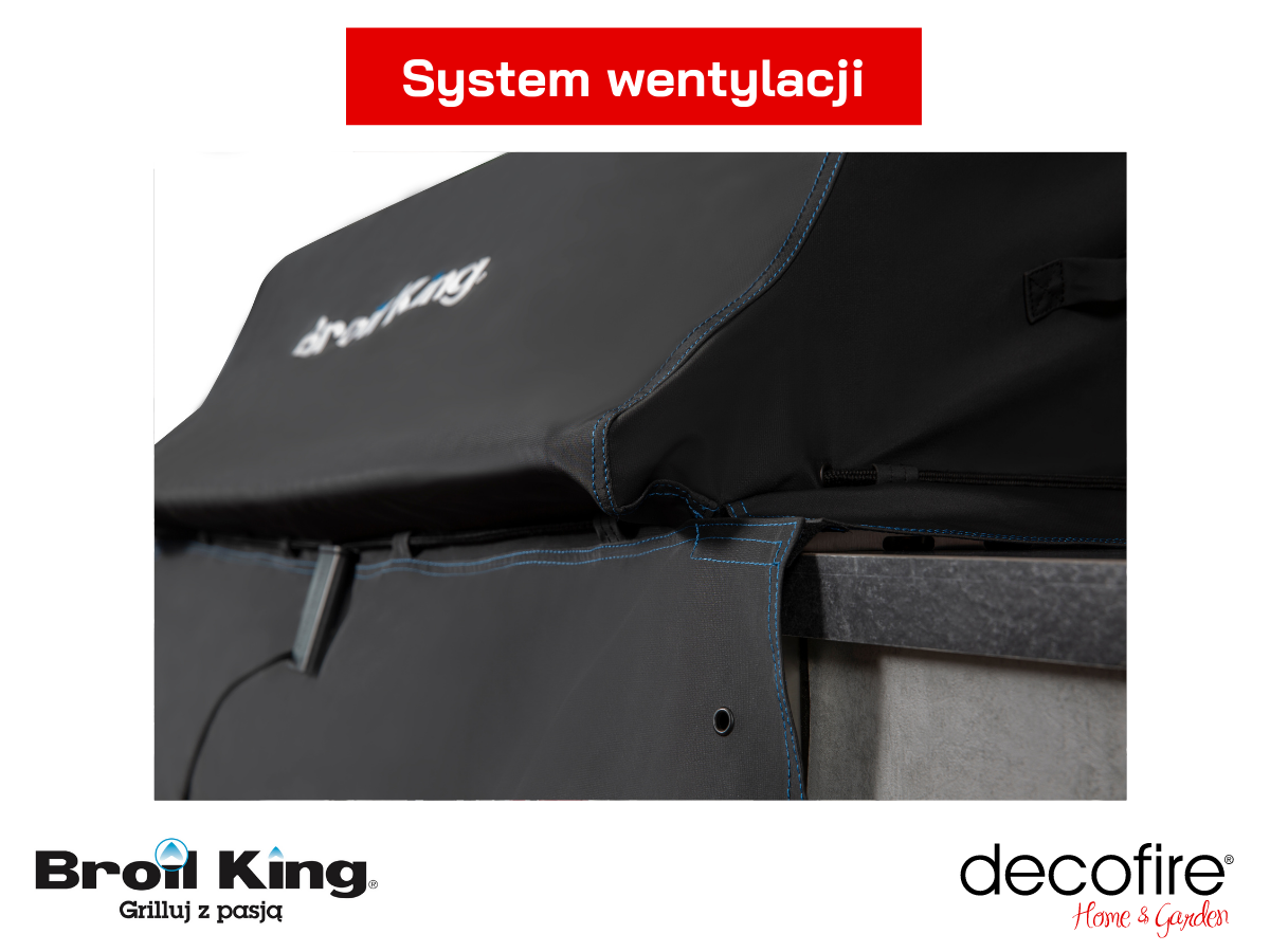 Pokrowiec Premium Broil King na grill Imperial 590 z systemem wentylacyjnym