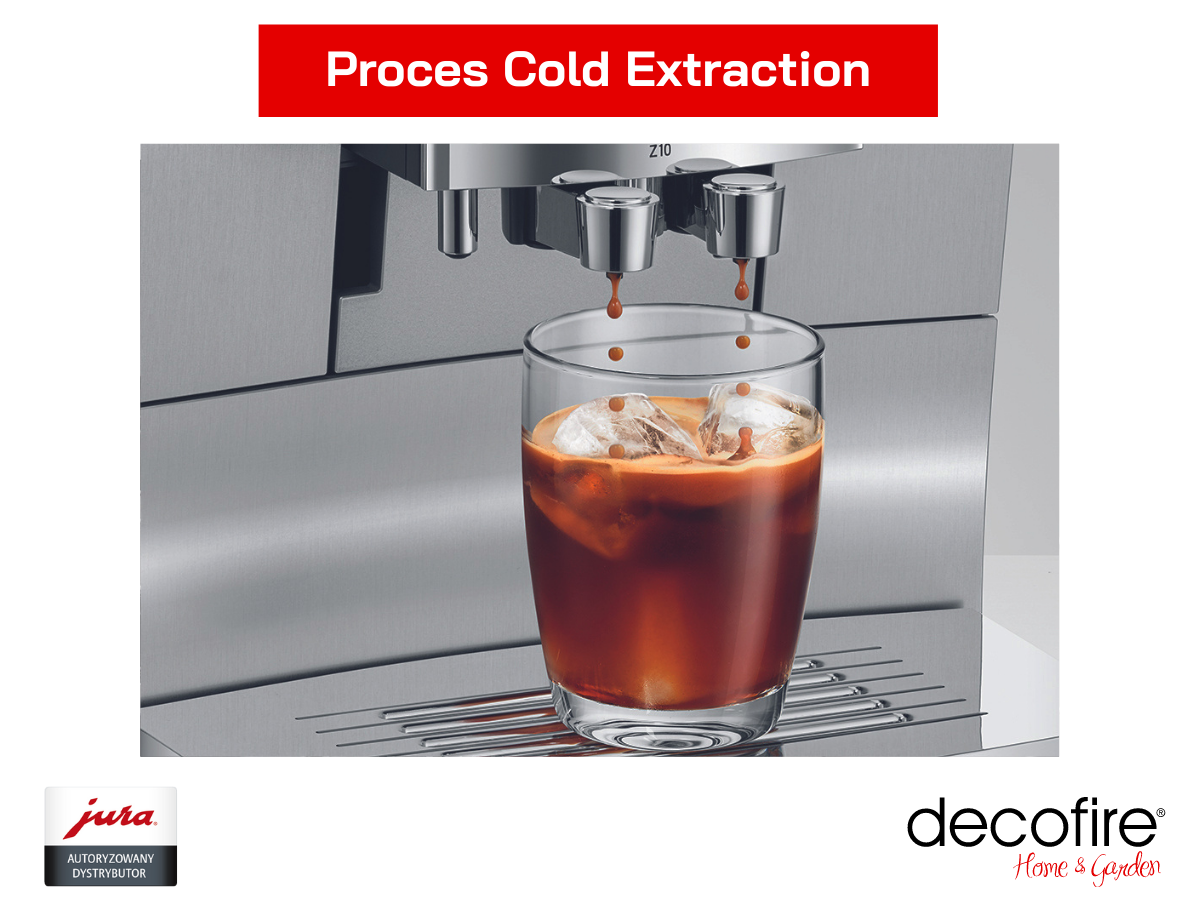 Proces Cold Extraction w ekspresie Jura Z10 Aluminium White