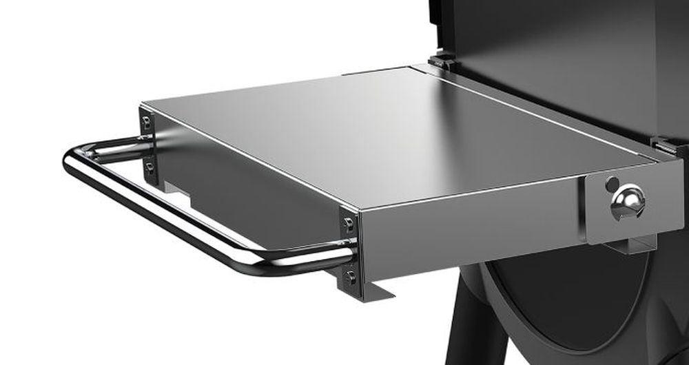 Składany stolik ze stali nierdzewnej - pasuje do grilli SmokeFire EX4 oraz EX6 Weber (7001)