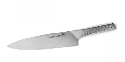 Nóż wykonany jest z wysokiej jakości stali nierdzewnej, a jego długość to 24 cm.