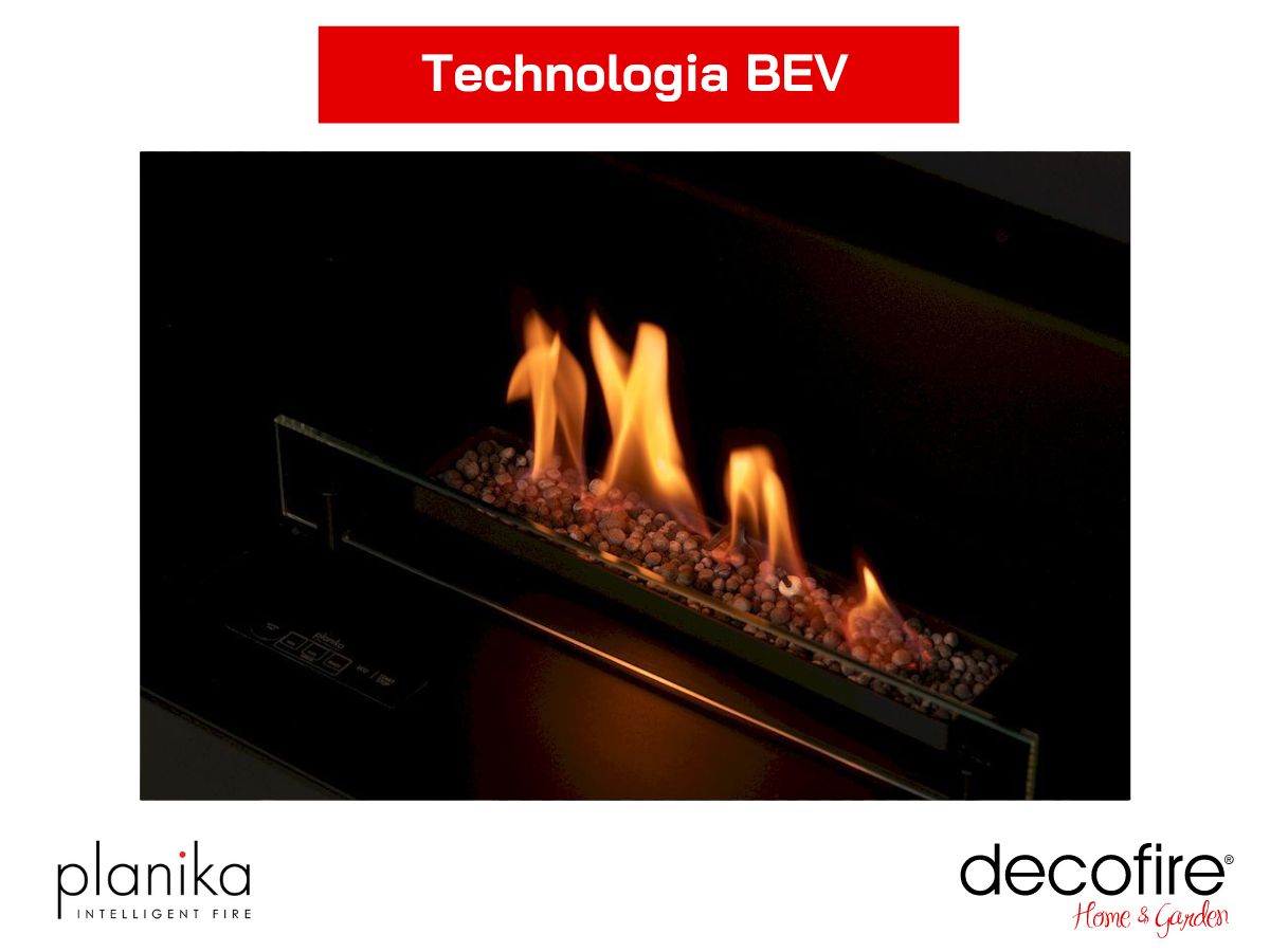 Wkład automatyczny Senso Fireplace Planika – technologia BEV